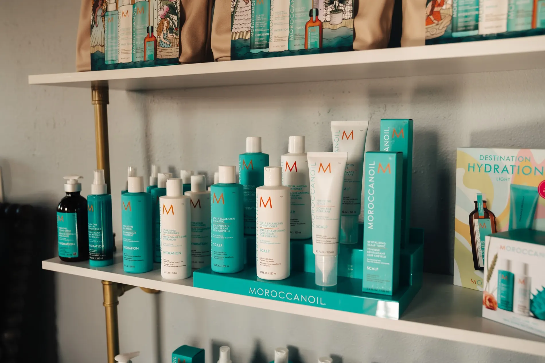 Curated Moroccanoil care collection